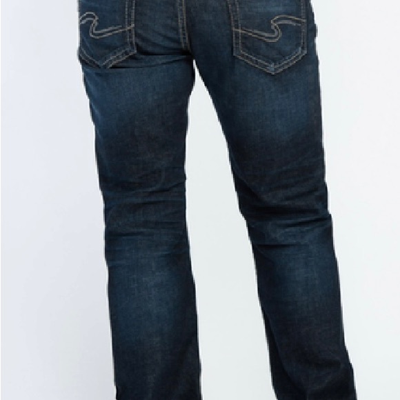 SILVER - Grayson (straight leg jeans) Size 36x32 - Picture 3 of 8